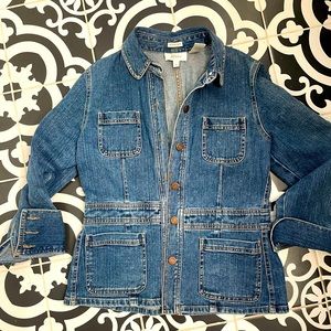 JONES NEW YORK woman’s jean jacket- size SM